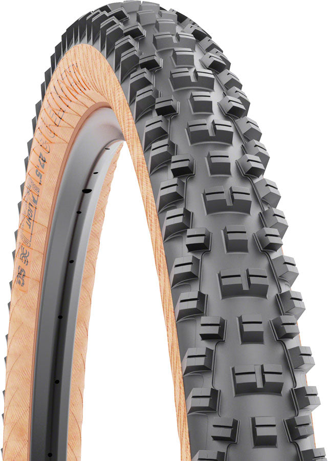 WTB Vigilante Tire - 29 x 2.3, TCS Tubeless, Folding, Black/Tan, Light/Fast Rolling, Dual DNA, SG2