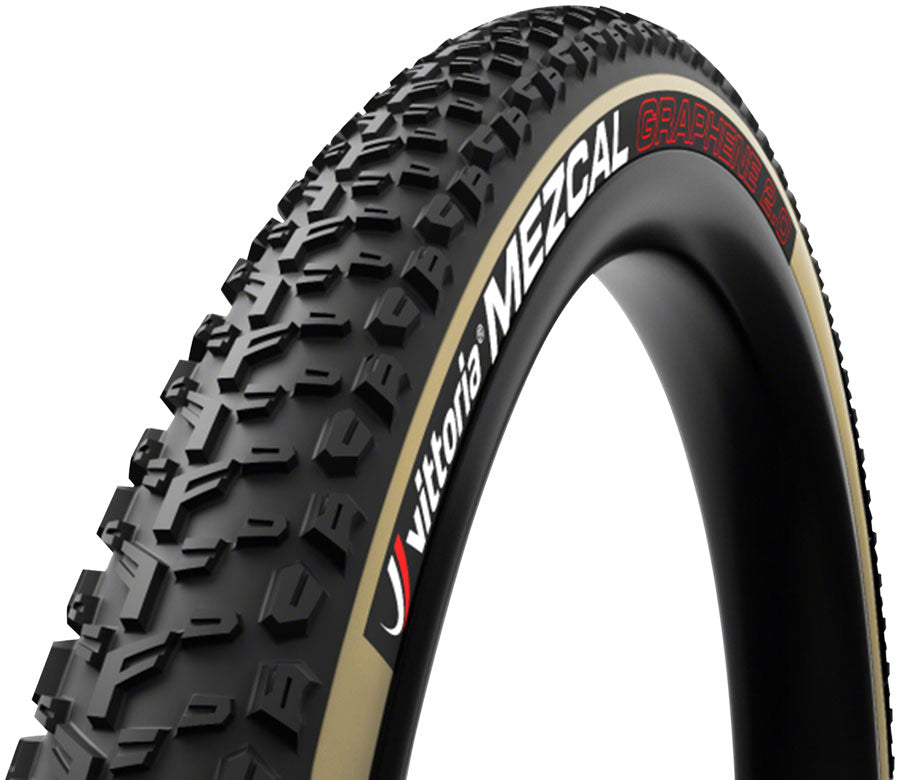 Vittoria Mezcal III Tire - 29 x 2.35, Tubeless, Folding, Black/Tan, 4C Race, G2.0 MPN: 11A00346 Tires Mezcal III Tire