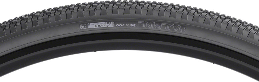WTB Vulpine Tire - 700 x 36, TCS Tubeless, Folding, Black, Light