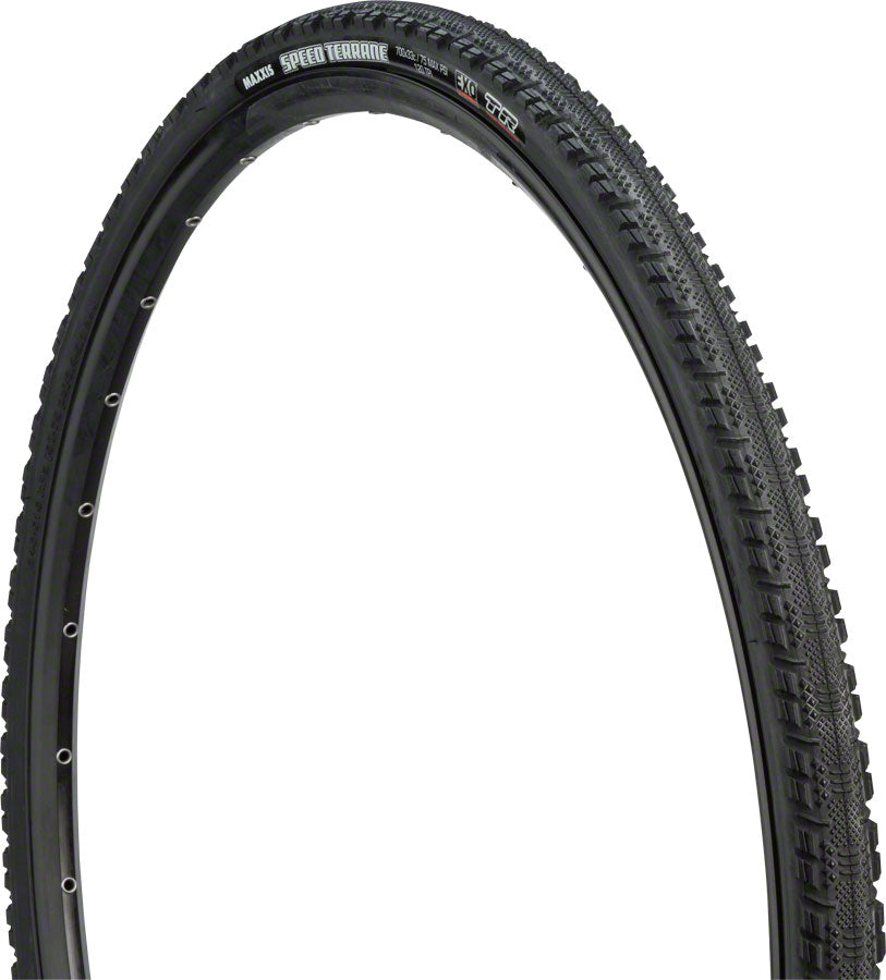 Maxxis Speed Terrane Tire - 700 x 33, Tubeless, Folding, Black, Dual, EXO MPN: TB88998100 Tires Speed Terrane Tire