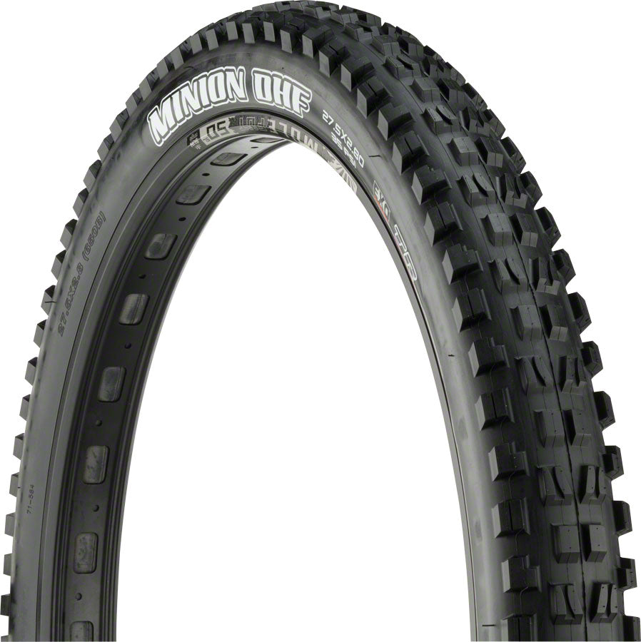 Maxxis Minion DHF Tire - 27.5 x 2.8, Tubeless, Folding, Black, Dual, EXO MPN: TB96908100 UPC: 4717784031873 Tires Minion DHF Tire