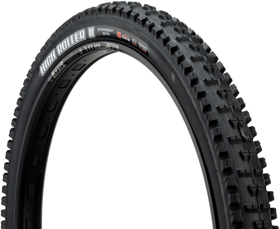 Maxxis High Roller II Tire - 27.5 x 2.5, Tubeless, Folding, Black, 3C Maxx Terra, EXO, Wide Trail MPN: TB85983000 Tires High Roller II Tire