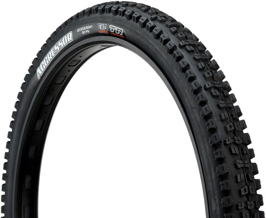 Maxxis Aggressor Tire - 27.5 x 2.5, Tubeless, Folding, Black, Dual, EXO, Wide Trail MPN: TB85984000 UPC: 4717784033228 Tires Aggressor Tire