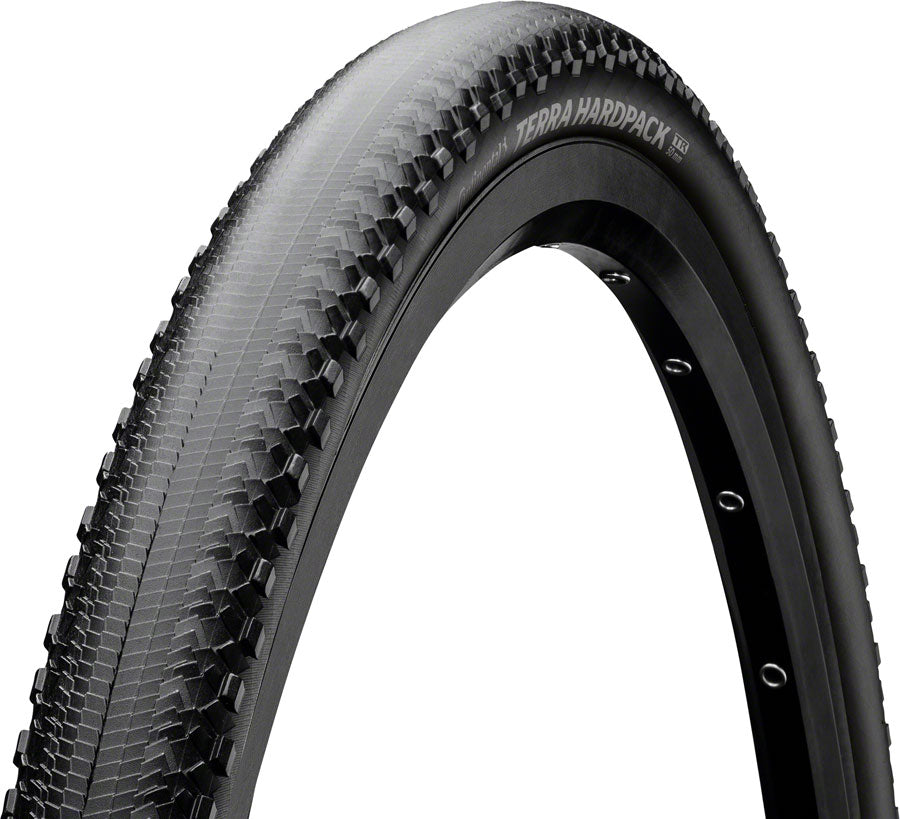 Continental Terra Hardpack Tire - 650b x 50, Tubeless, Folding, Black, PureGrip, ShieldWall System, E25 MPN: 01505630000 Tires Terra Hardpack Tire