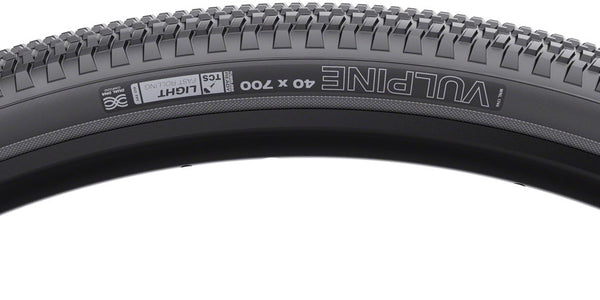WTB Vulpine Tire - 700 x 40, TCS Tubeless, Folding, Black, Light