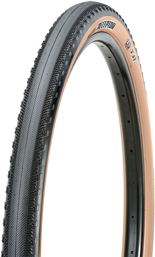 Maxxis Receptor Tire - 700 x 40, Tubeless, Folding, Black/Dark Tan, Dual, Exo Protection MPN: TB00352300 Tires Receptor Tire