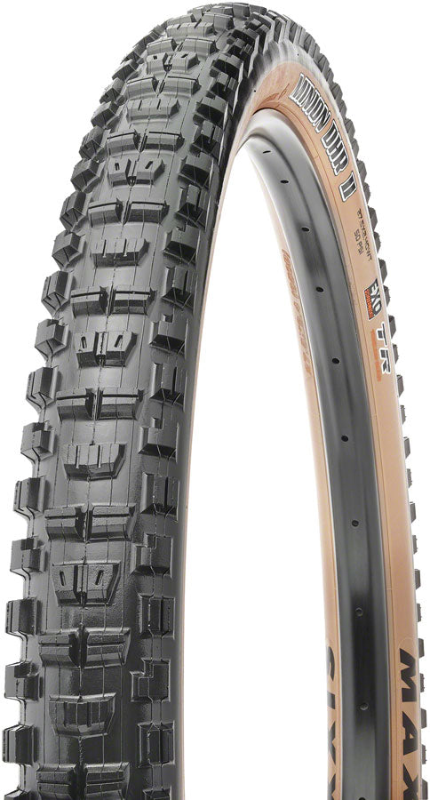 Maxxis Minion DHR II Tire - 27.5 x 2.4, Tubeless, Folding, Black/Dark Tan, Dual, EXO, Wide Trail