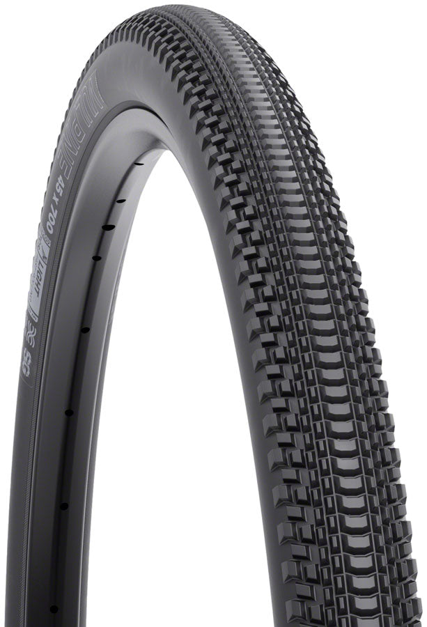 WTB Vulpine Tire - 700 x 45, TCS Tubeless, Folding, Black, Light/Fast Rolling, Dual DNA SG2 MPN: W010-1042 UPC: 714401110427 Tires Vulpine Tire