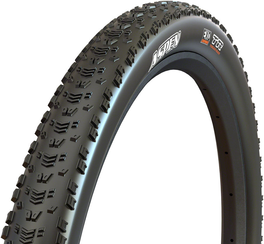 Maxxis Aspen Tire - 29 x 2.4, Tubeless, Folding, Black, MaxxSpeed, EXO, Wide Trail, E-25 MPN: TB00464700 Tires Aspen Tire