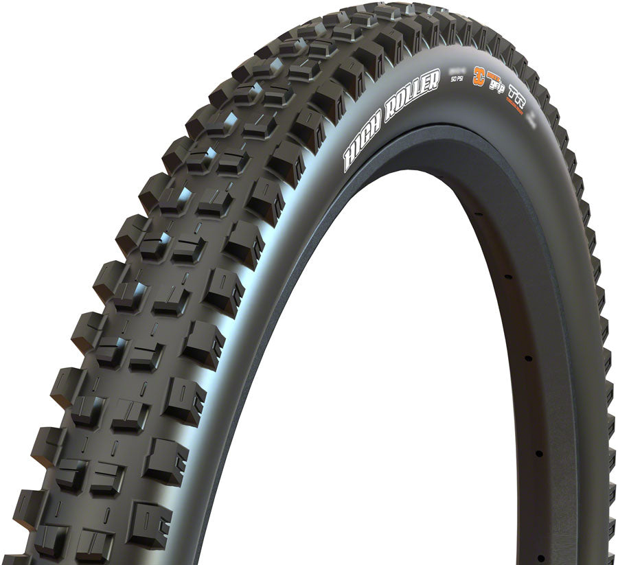 Maxxis High Roller III Tire - 27.5 x 2.4, Tubeless, Folding, Black, 3C MaxxGrip, New DH, E-25
