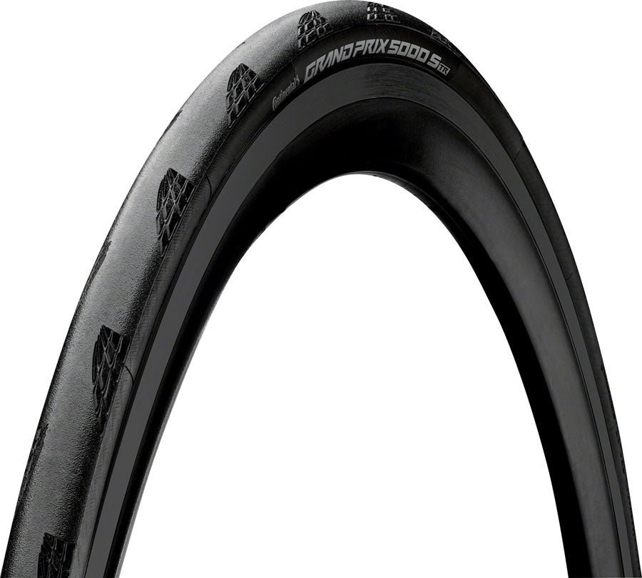 Continental Grand Prix 5000 S TR Tire - 700 x 25, Tubeless, Folding, Black, BlackChili, Vectran Breaker, LazerGrip, ACT MPN: 01018660000 Tires Grand Prix 5000 S TR Tire