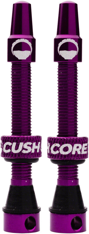 CushCore Tubeless Presta Valve Set - 55mm, Purple MPN: 10018 UPC: 850048765047 Tubeless Valves Tubeless Presta Valve Set