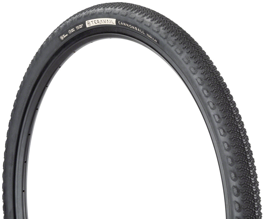 Teravail Cannonball Tire - 700 x 47, Tubeless, Folding, Black, Durable MPN: 19-000148 UPC: 708752329621 Tires Cannonball Tire