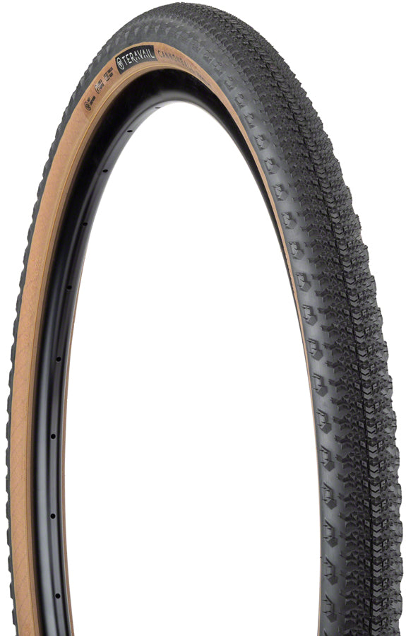 Teravail Cannonball Tire - 700 x 47, Tubeless, Folding, Tan, Durable - Tires - Cannonball Tire