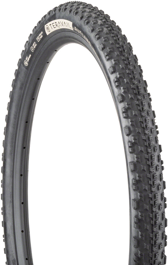 TERAVAIL rutland tire (black) 27.5✖️2.1 Teravail Rutland Tire - 27.5 x 2.1, Tubeless, Folding, Black