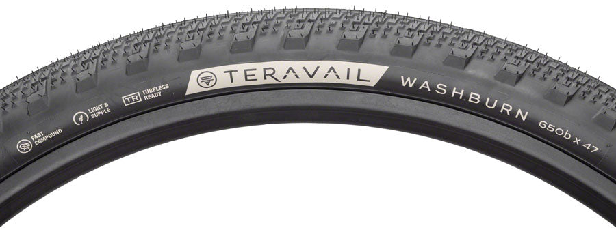 Teravail Washburn Tire - 650b x 47, Tubeless, Folding, Black, Durable MPN: 19-000158 UPC: 708752330696 Tires Washburn Tire