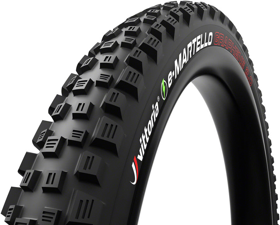 Vittoria e-Martello Tire - 29 x 2.4, Tubeless 2PLY, Folding, Black, G2.0