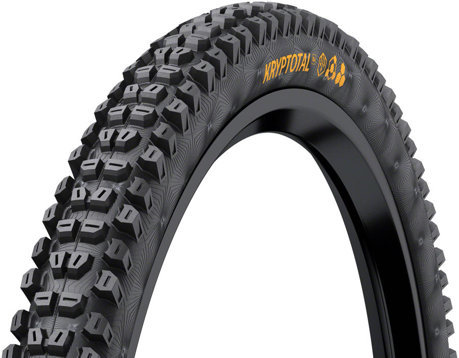 Continental Kryptotal Rear Tire - 29 x 2.40, Tubeless, Folding, Black, SuperSoft, Downhill Casing, E25 MPN: 01019300000 Tires Kryptotal Rear Tire