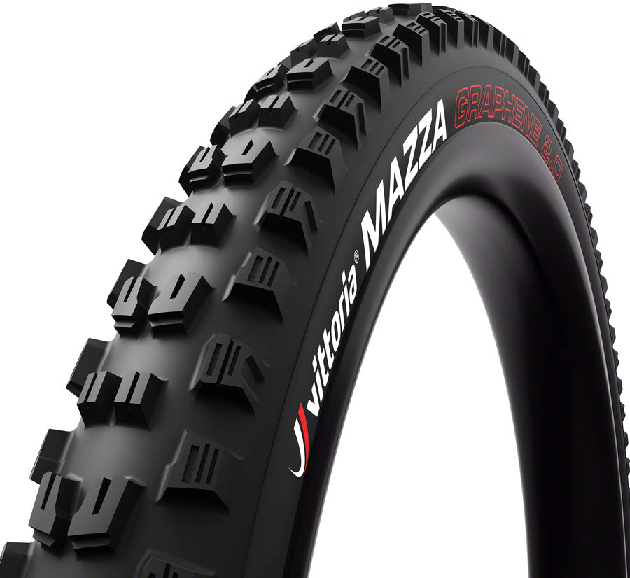Vittoria Mazza Enduro Tire - 29 x 2.6, Tubeless 2PLY, Folding, Black, Enduro, G2.0