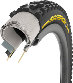 Pirelli Scorpion Race Enduro M Tire - 29 x 2.5, Tubeless, Folding, Yellow Label, DualWALL, SmartEVO DH - Tires - Scorpion Race Enduro M Tire