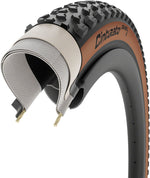 Pirelli Cinturato Gravel S Tire - 700 x 45, Tubeless, Folding, Black/Tan - Tires - Cinturato Gravel S Tire