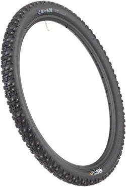 45NRTH Kahva Tire - 29 x 2.25, Tubeless, Folding, Black, 60 TPI, 252 Concave Carbide Studs - Tires - Kahva Tire