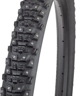 45NRTH Kahva Tire - 27.5 x 2.1, Tubeless, Folding, Black, 60 TPI, 240 Concave Carbide Studs MPN: 11-000194 UPC: 708752335370 Tires Kahva Tire