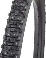 45NRTH Kahva Tire - 27.5 x 2.1, Tubeless, Folding, Black, 60 TPI, 240 Concave Carbide Studs - Tires - Kahva Tire