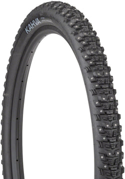 45NRTH Kahva Tire - 29 x 2.25, Tubeless, Folding, Black, 60 TPI, 252 Concave Carbide Studs MPN: 11-000195 UPC: 708752335332 Tires Kahva Tire