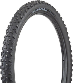 45NRTH Wrathchild Tire - 29 x 2.6, Tubeless, Folding, Black, 60 TPI, 252 Concave Carbide Studs - Tires - Wrathchild Trail Tire
