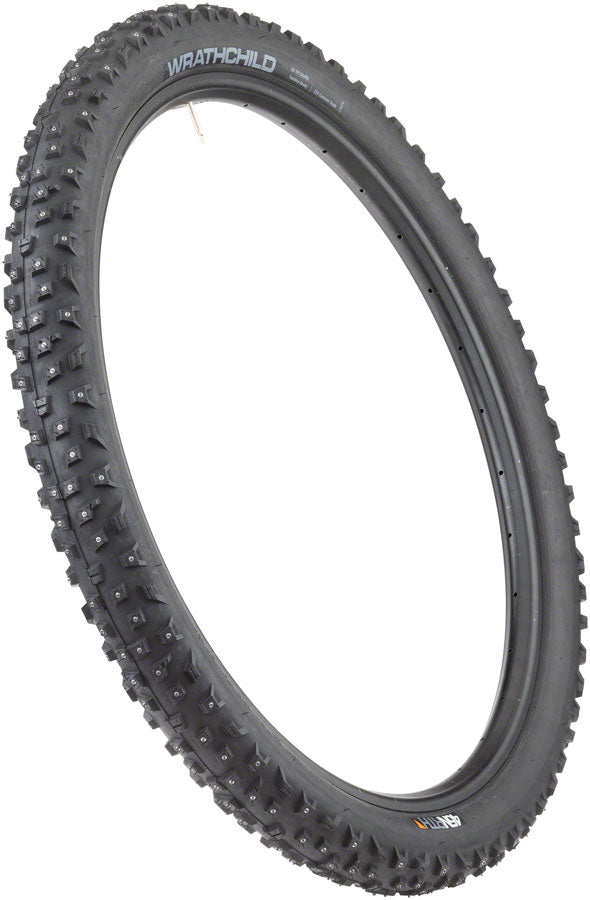 45NRTH Wrathchild Tire - 29 x 2.6, Tubeless, Folding, Black, 60 TPI, 252 Concave Carbide Studs - Tires - Wrathchild Trail Tire