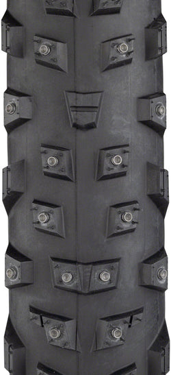 45NRTH Wrathchild Tire - 29 x 2.6, Tubeless, Folding, Black, 120 TPI, 252 XL Concave Carbide Aluminum Studs - Tires - Wrathchild Trail Tire
