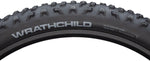 45NRTH Wrathchild Tire - 29 x 2.6, Tubeless, Folding, Black, 120 TPI, 252 XL Concave Carbide Aluminum Studs MPN: 11-000139 UPC: 708752296824 Tires Wrathchild Trail Tire