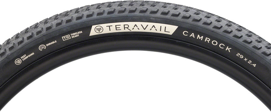 Teravail Camrock Tire - 29 x 2.4, Tubeless, Folding, Black, Durable, Fast Compound MPN: 19-000546 UPC: 708752522947 Tires Camrock Tire