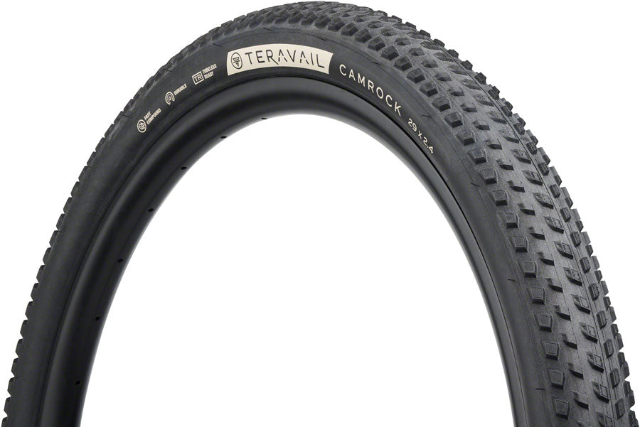 Teravail Camrock Tire - 29 x 2.4, Tubeless, Folding, Black, Light Trail, Fast Compound - Tires - Camrock Tire