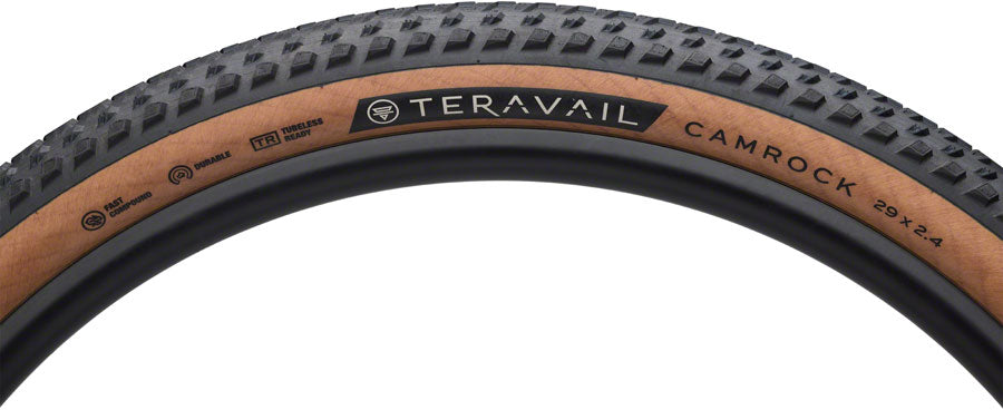 Teravail Camrock Tire - 29 x 2.4, Tubeless, Folding, Tan, Durable, Fast Compound MPN: 19-000546 UPC: 708752522961 Tires Camrock Tire
