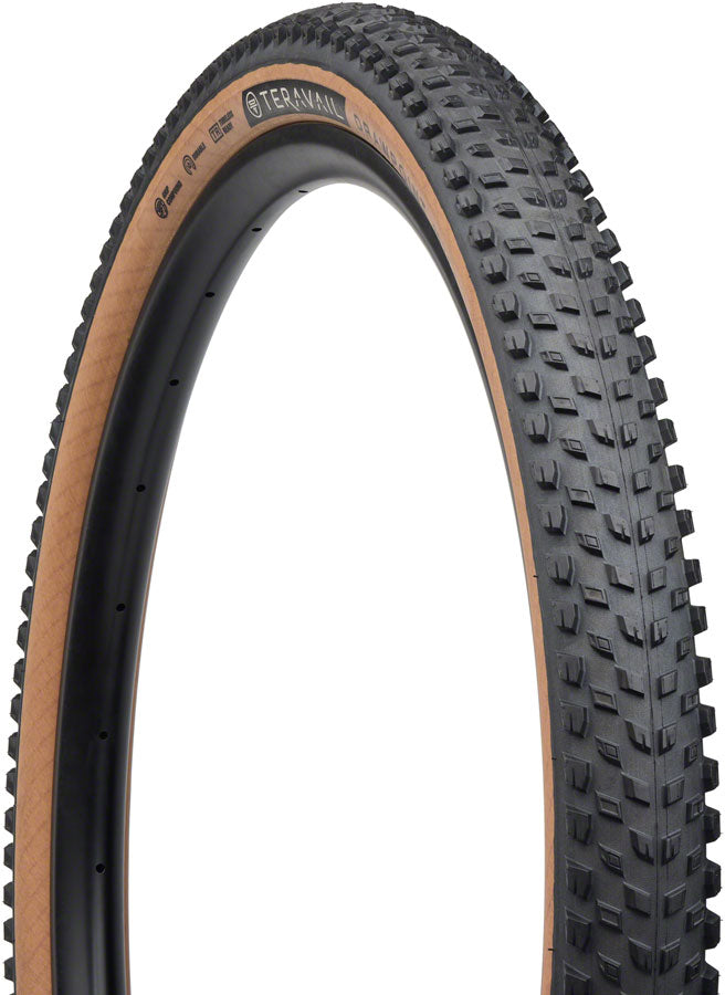 Teravail Drawpoint Tire - 29 x 2.4, Tubeless, Folding, Tan, Light Trail, Grip Compound