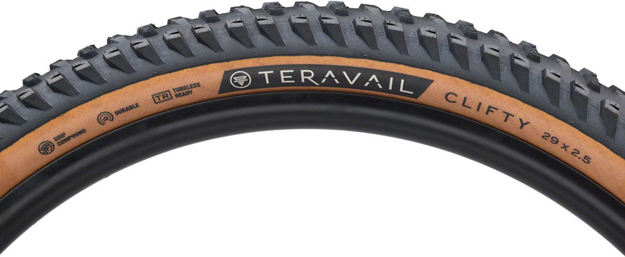 Teravail Clifty Tire - 29 x 2.5, Tubeless, Folding, Tan, Durable, Grip Compound MPN: 19-000608 UPC: 708752523081 Tires Clifty Tire