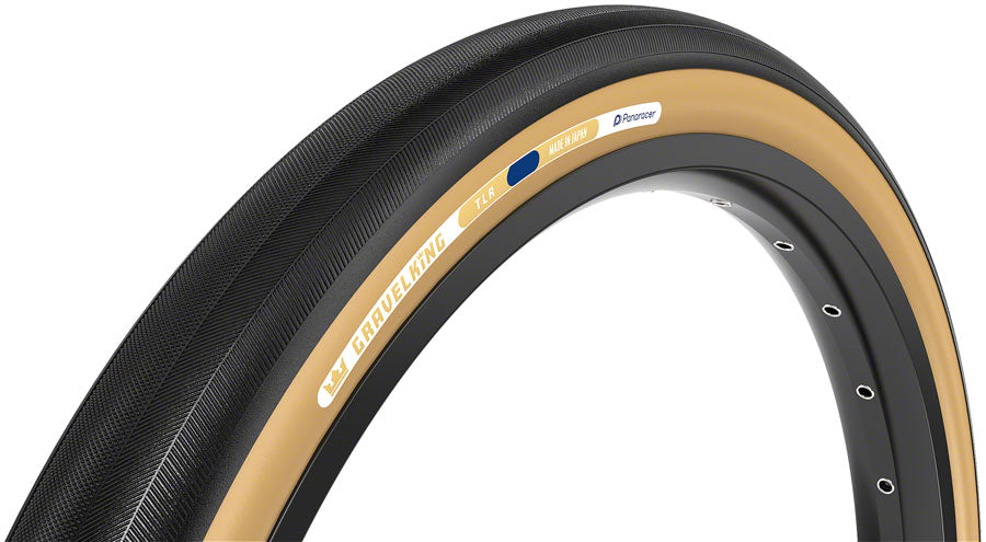 Panaracer GravelKing Slick Tire - 700 x 45, Tubeless, Folding, Black/Brown MPN: RF745-GK-D2 Tires GravelKing Slick Tire