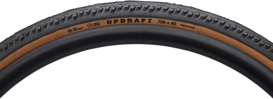 Teravail Updraft Tire - 700 x 40, Tubeless, Folding, Tan, Durable, Fast Compound MPN: 19-000539 UPC: 708752530935 Tires Updraft Tire