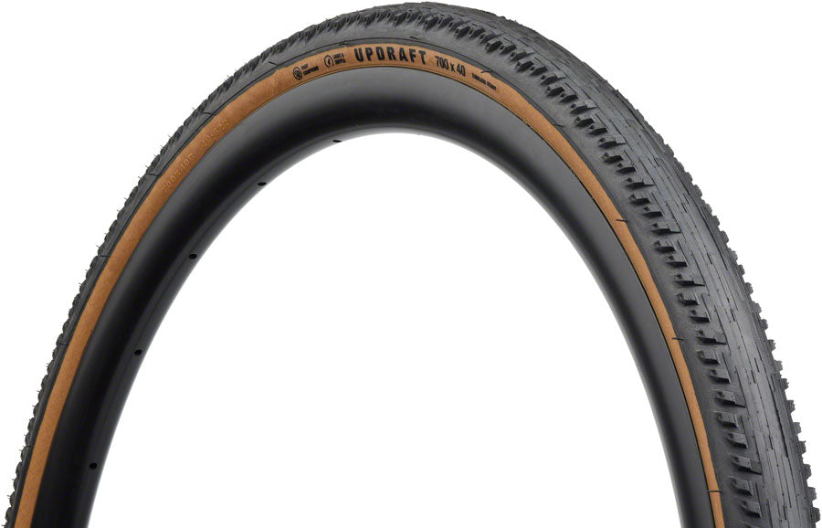 Teravail Updraft Tire - 700 x 40, Tubeless, Folding, Tan, Durable, Fast Compound - Tires - Updraft Tire