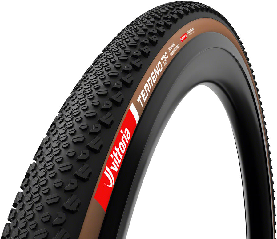 Vittoria Terreno T50 Mixed Tire - 700 x 55, Tubeless, Folding, Black/Brown, Gravel Endurance, Graphene, G2.0, E-Bike MPN: 11A01180 Tires Terreno T50 Mixed Gravel Endurance Tire