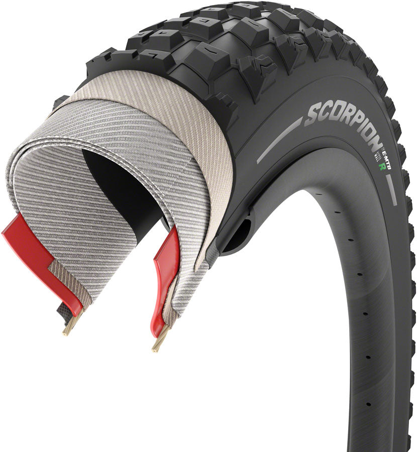 Pirelli Scorpion E-MTB R Tire - 27.5 x 2.8, Tubeless, Folding, Black MPN: 4130600 Tires Scorpion E-MTB R Tire