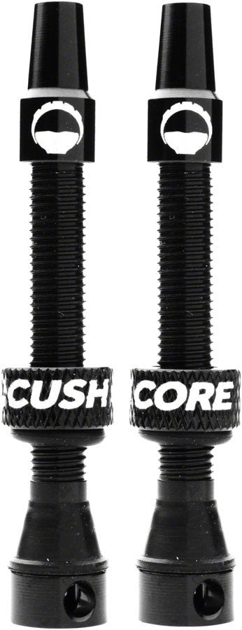 CushCore Tubeless Presta Valve Set - 55mm, Black MPN: 10005 UPC: 659424991557 Tubeless Valves Tubeless Presta Valve Set