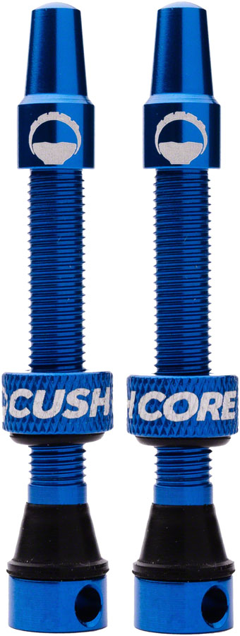 CushCore Tubeless Presta Valve Set - 44mm, Blue MPN: 10011 UPC: 701822997591 Tubeless Valves Tubeless Presta Valve Set