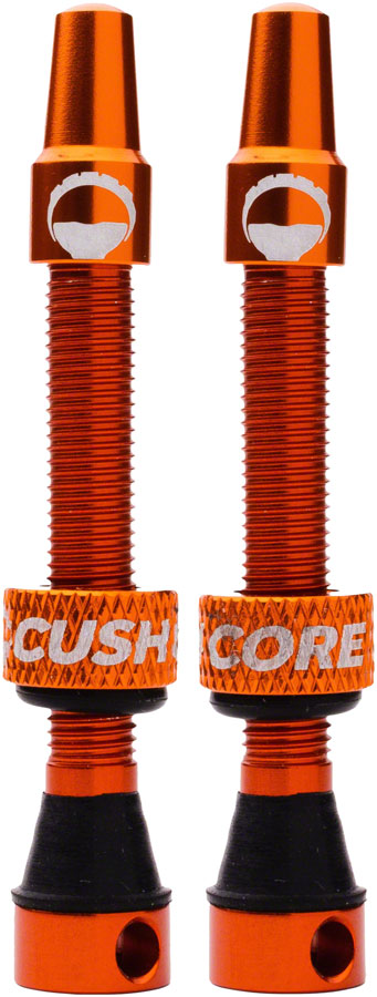 CushCore Tubeless Presta Valve Set - 55mm, Orange MPN: 10013 UPC: 701822997713 Tubeless Valves Tubeless Presta Valve Set