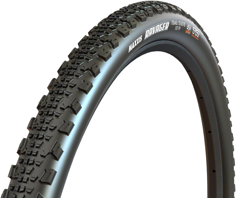 Maxxis Ravager Tire - 700 x 45, Tubeless, Folding, Black, EXO MPN: TB00494500 Tires Ravager Tire