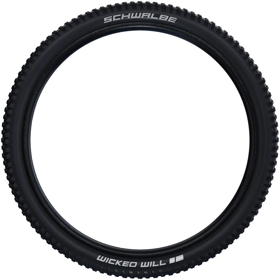 Schwalbe Wicked Will Tire - 27.5 x 2.4, Tubeless, Folding, Black, Performance Line, Addix, Twin Skin - Tires - Wicked Will Tire