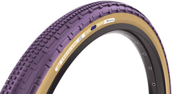 Panaracer GravelKing SK Tire - 700 x 45, Tubeless, Folding, Purple/Brown MPN: RF745-GKSK-PP-D2 Tires GravelKing SK Tire