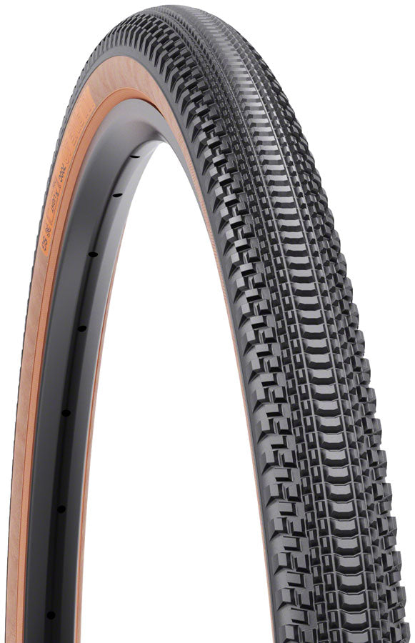 WTB Vulpine Tire - 700 x 40, TCS Tubeless, Folding, Black/Tan, Light/Fast Rolling, Dual DNA, SG